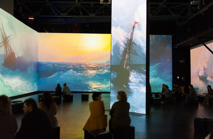 Мультимедиа-спектакль "Я – Айвазовский" в центре Artplay 29 фото