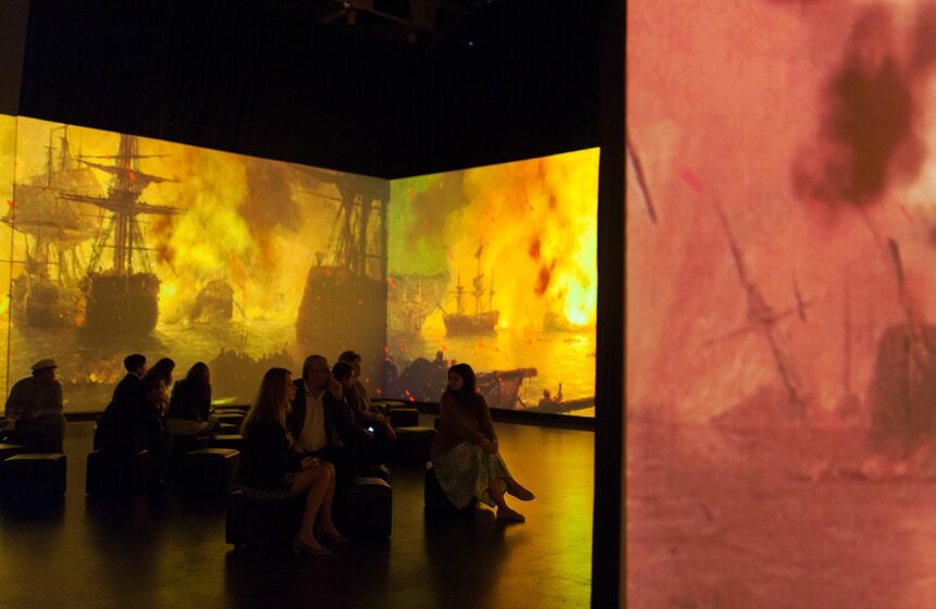 Мультимедиа-спектакль "Я – Айвазовский" в центре Artplay 6 фото