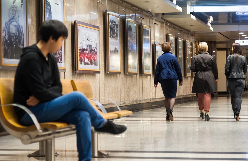 Фотовыставка "День Москвы" в галерее "Метро" 21 фото