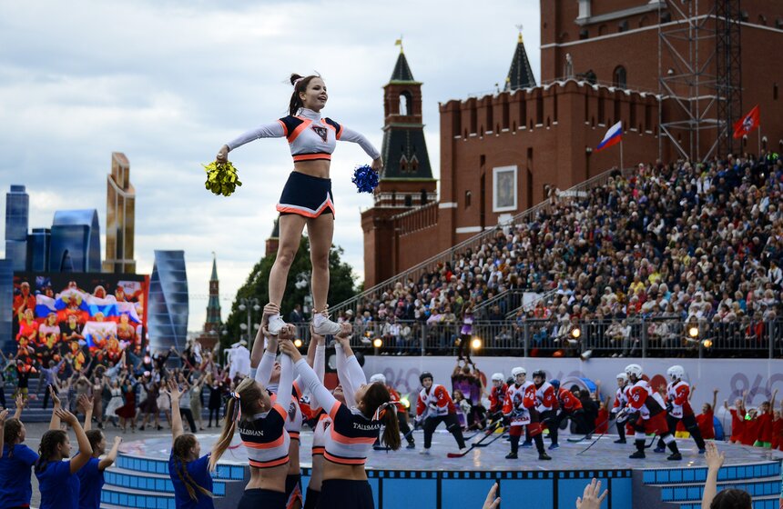 Празднование Дня города на Красной площади 23 фото