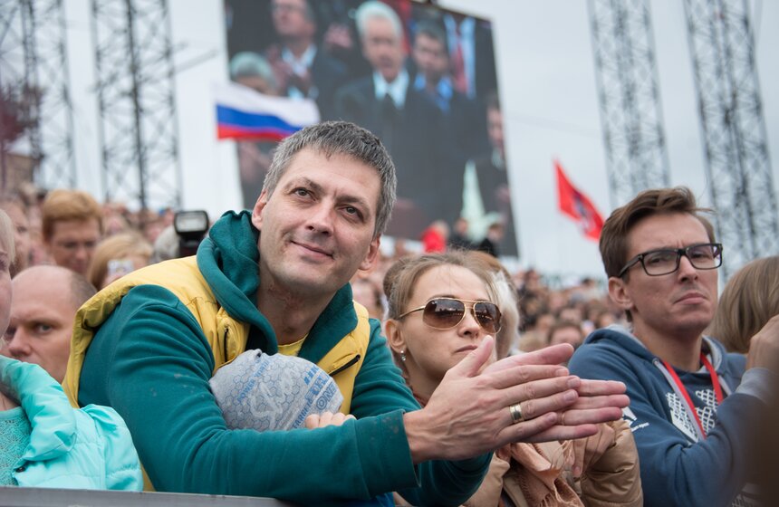 Празднование Дня города на Красной площади 27 фото