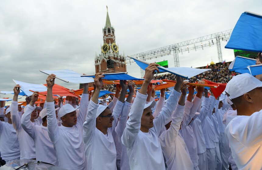 Празднование Дня города на Красной площади 28 фото