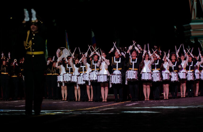 Церемония открытия фестиваля "Спасская башня" прошла в Москве 41 фото