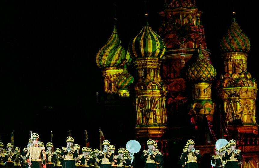Церемония открытия фестиваля "Спасская башня" прошла в Москве 35 фото