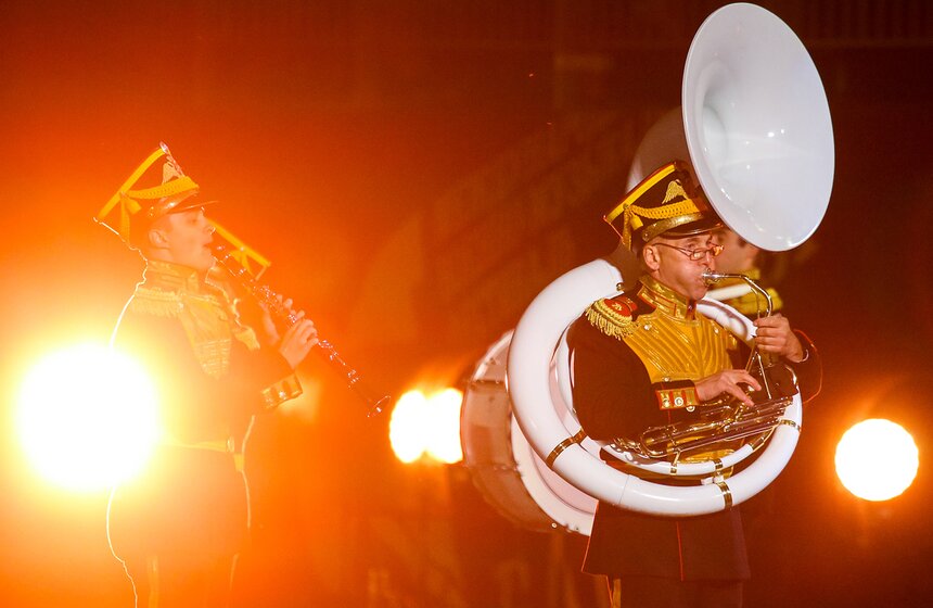 Как проходит фестиваль военных оркестров "Спасская башня" 41 фото