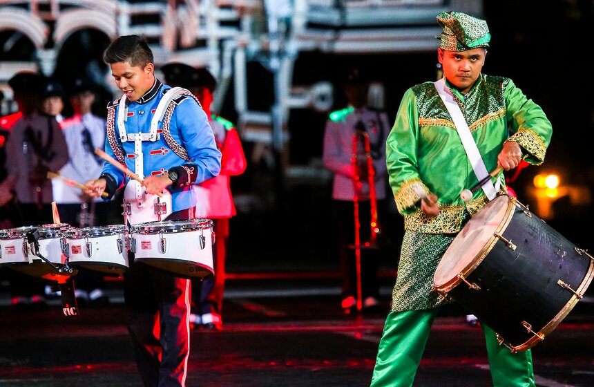 Как проходит фестиваль военных оркестров "Спасская башня" 24 фото