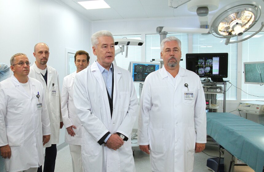 Сергей Собянин открыл корпус № 21 ГКБ имени Боткина 17 фото