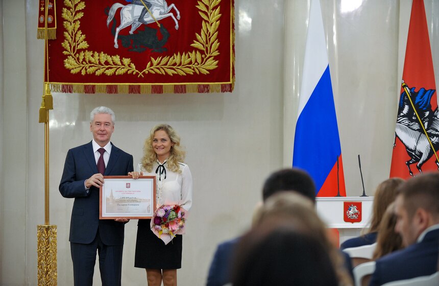 Сергей Собянин поздравил московских олимпийцев 34 фото