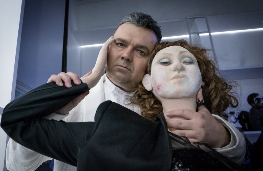 Показ спектакля "Черный русский" в доме Спиридонова 34 фото