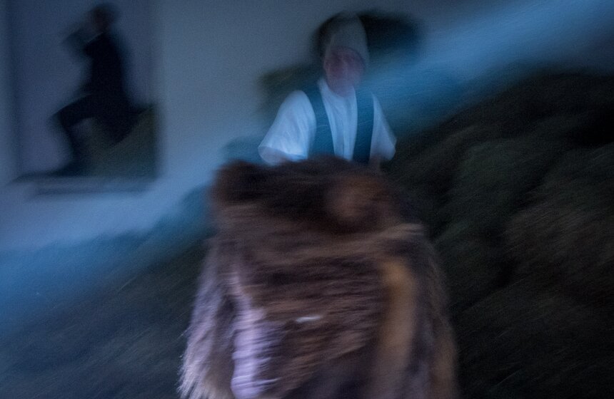 Показ спектакля "Черный русский" в доме Спиридонова 17 фото