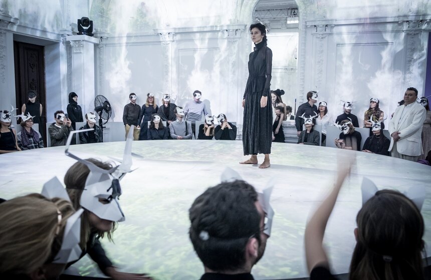 Показ спектакля "Черный русский" в доме Спиридонова 29 фото