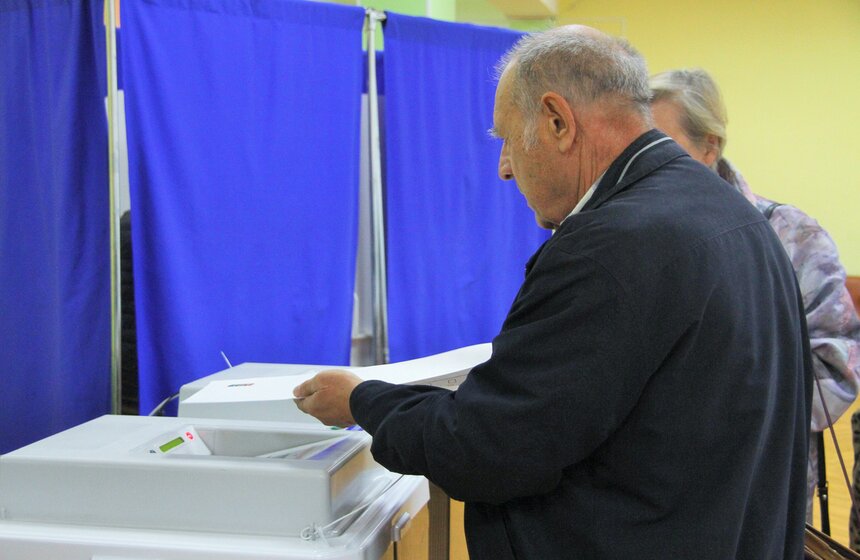 Сергей Собянин проголосовал на выборах в Госдуму 3 фото