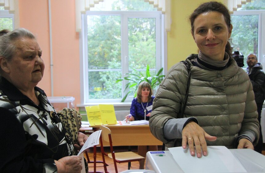 Сергей Собянин проголосовал на выборах в Госдуму 6 фото