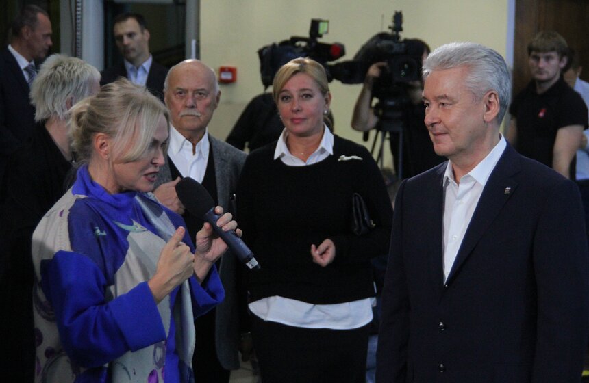 Сергей Собянин посетил штаб "Единой России" 12 фото