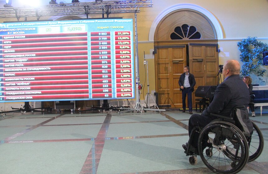 Сергей Собянин посетил штаб "Единой России" 2 фото