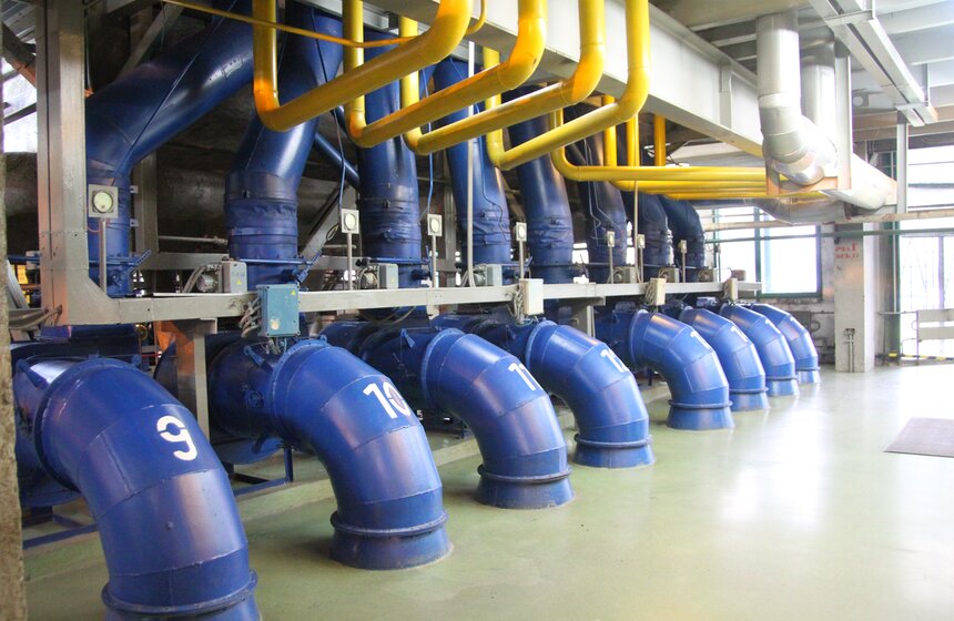 Сергей Собянин осмотрел тепловую станцию "Крылатское" 6 фото