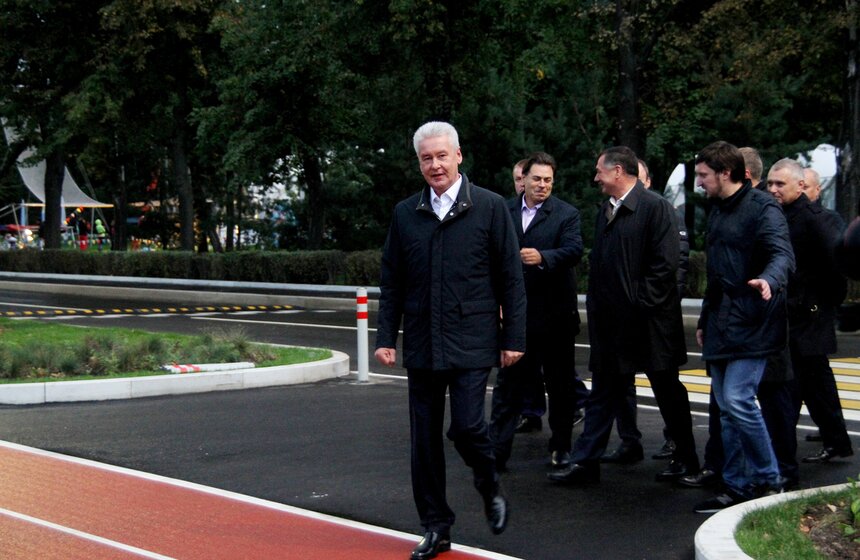 Сергей Собянин открыл благоустроенную Лужнецкую набережную 13 фото