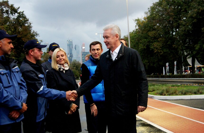 Сергей Собянин открыл благоустроенную Лужнецкую набережную 14 фото