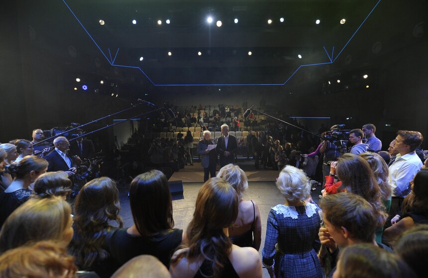 Мэр открыл новую сцену "Табакерки" 16 фото