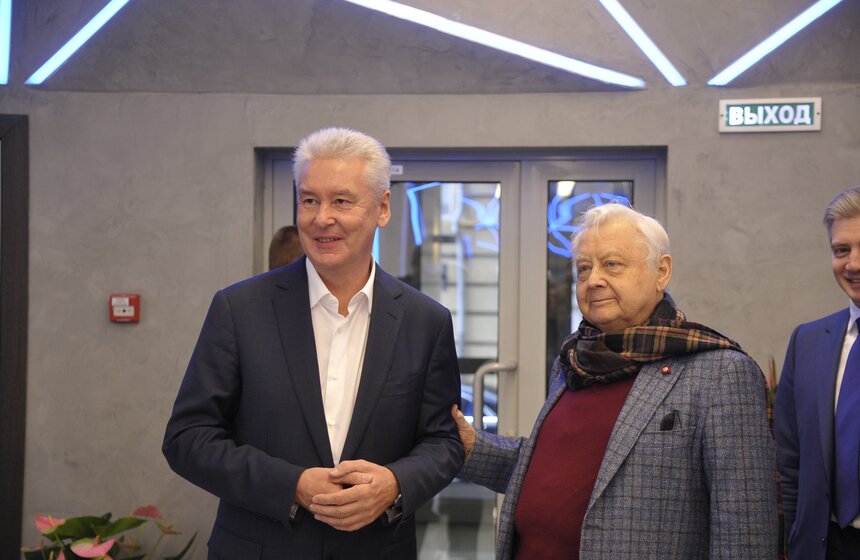 Мэр открыл новую сцену "Табакерки" 5 фото