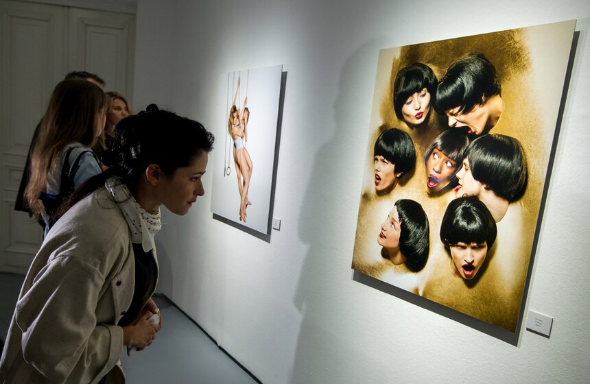 Выставка фоторабот Антонио Бандераса 8 фото