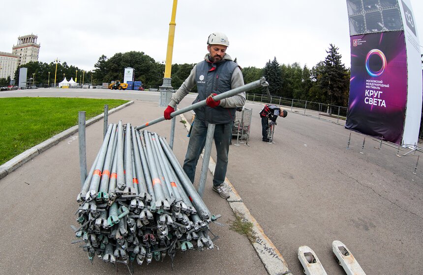 Как готовятся к фестивалю "Круг света" 8 фото