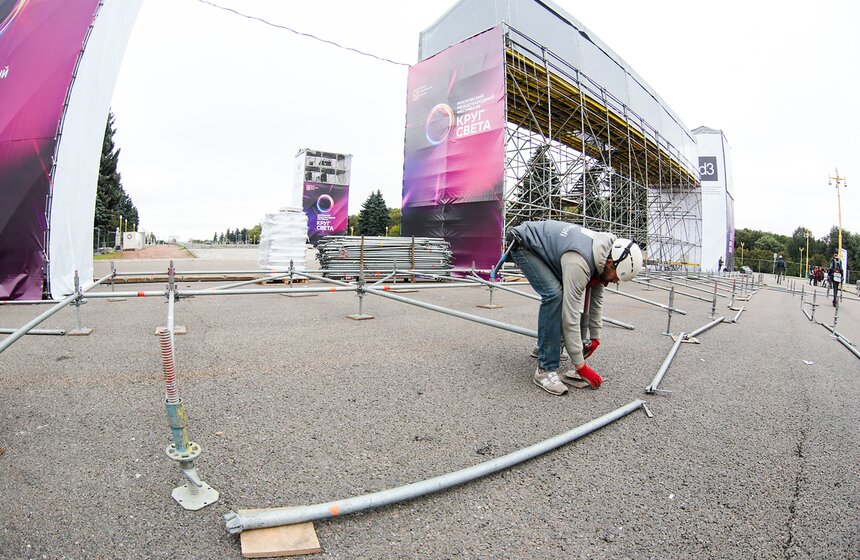 Как готовятся к фестивалю "Круг света" 10 фото