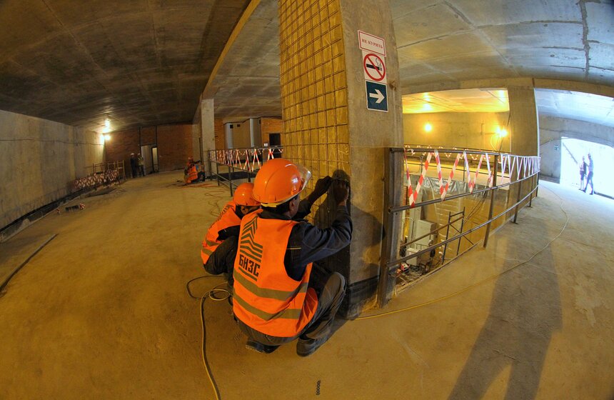 Собянин проверил ход работ на станции "Шелепиха" 17 фото