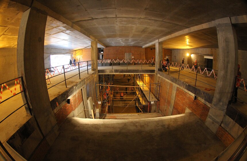 Собянин проверил ход работ на станции "Шелепиха" 16 фото