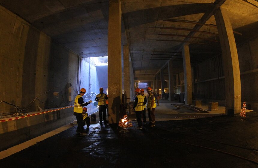 Собянин проверил ход работ на станции "Шелепиха" 21 фото