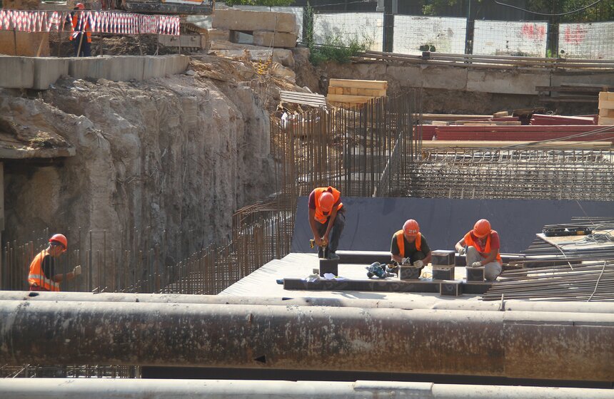 Собянин проверил ход работ на станции "Шелепиха" 3 фото