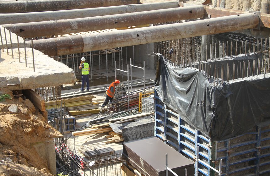 Собянин проверил ход работ на станции "Шелепиха" 5 фото