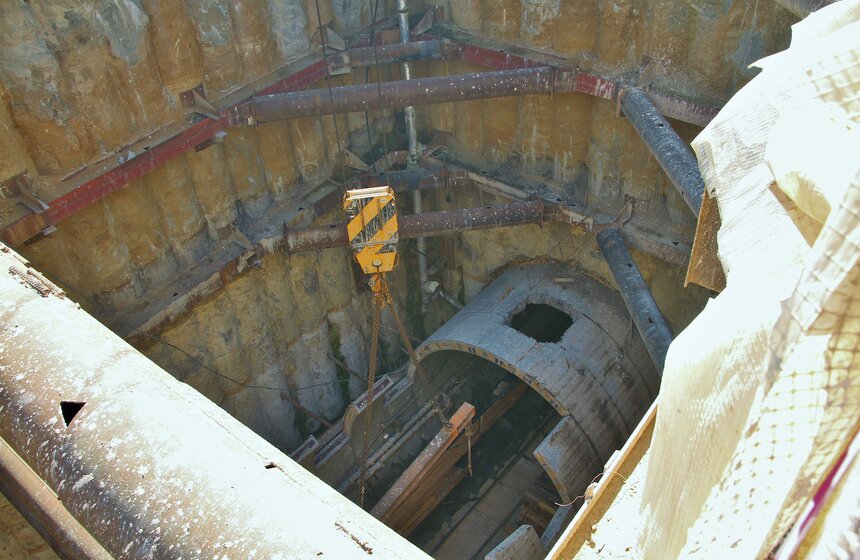 Собянин проверил ход работ на станции "Шелепиха" 9 фото