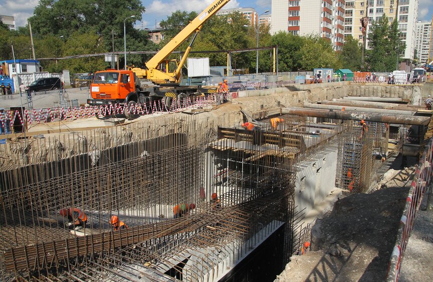 Собянин проверил ход работ на станции "Шелепиха" 11 фото