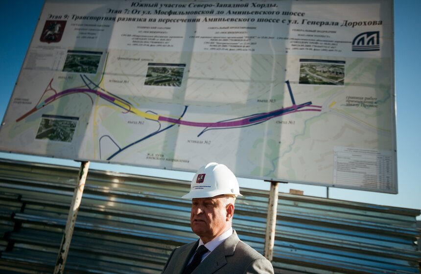 Ход строительства южного участка Северо-Западной хорды 26 фото