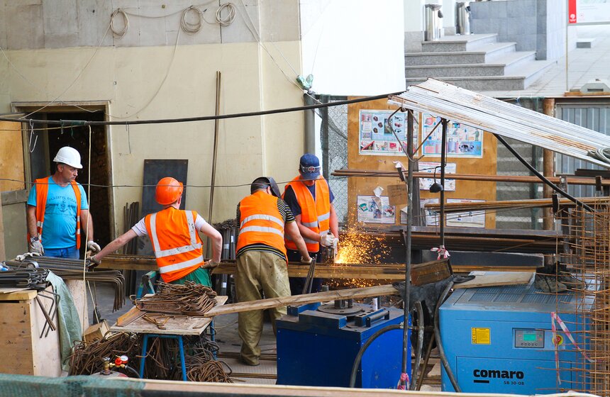 Как реконструируют станцию метро "Фрунзенская" 5 фото