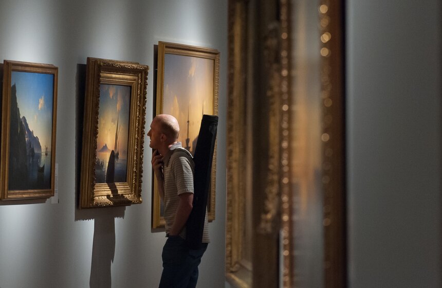 В Третьяковской галерее открылась выставка Ивана Айвазовского 23 фото