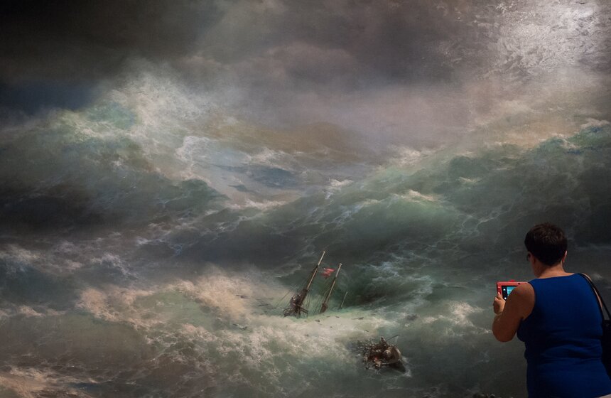 В Третьяковской галерее открылась выставка Ивана Айвазовского 25 фото