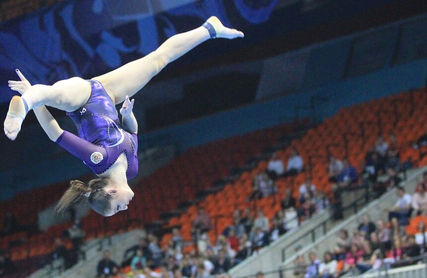 В столице прошли соревнования по гимнастике среди женщин 7 фото