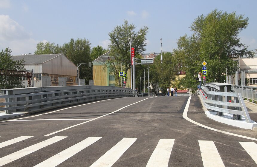 Мэр открыл движение по путепроводу на Павелецком направлении МЖД 3 фото