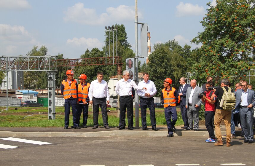 Мэр открыл движение по путепроводу на Павелецком направлении МЖД 12 фото