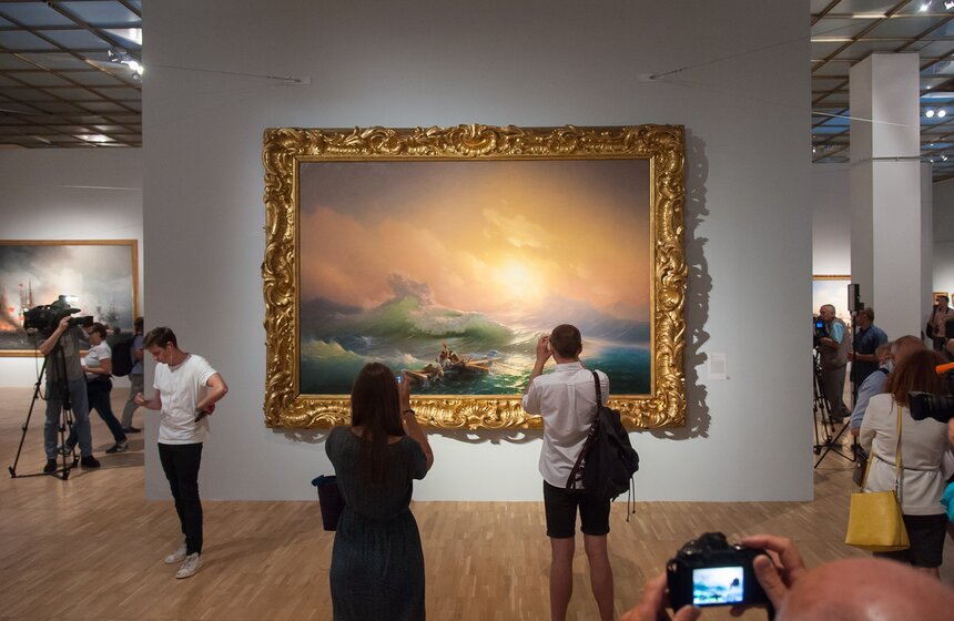 В Третьяковской галерее открылась выставка Ивана Айвазовского 12 фото