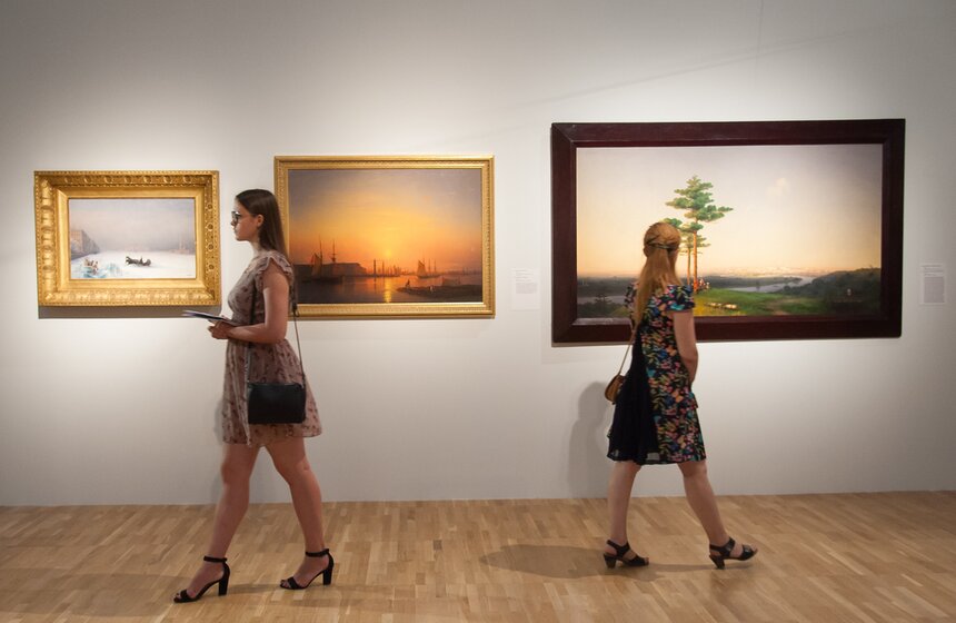 В Третьяковской галерее открылась выставка Ивана Айвазовского 7 фото