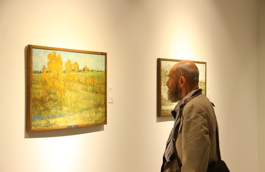 Выставка художников-ветеранов ВОВ в Новом Манеже 21 фото