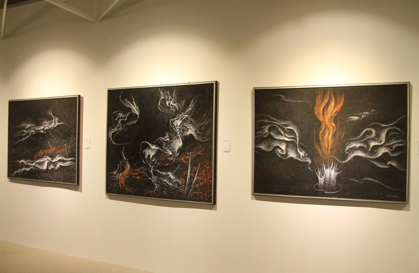 Выставка художников-ветеранов ВОВ в Новом Манеже 24 фото