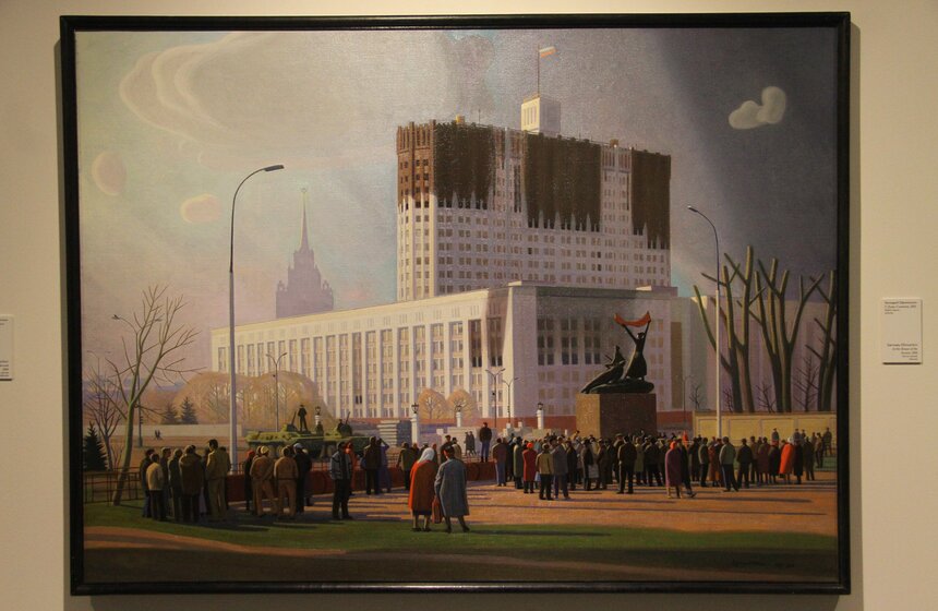 Выставка художников-ветеранов ВОВ в Новом Манеже 7 фото