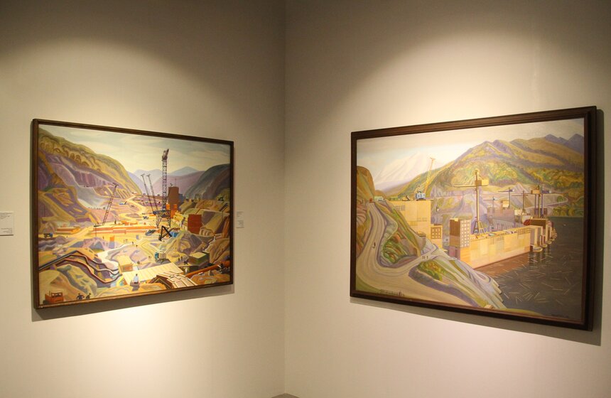 Выставка художников-ветеранов ВОВ в Новом Манеже 6 фото