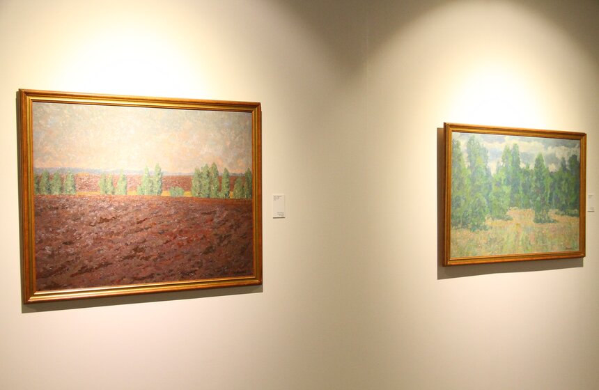 Выставка художников-ветеранов ВОВ в Новом Манеже 4 фото