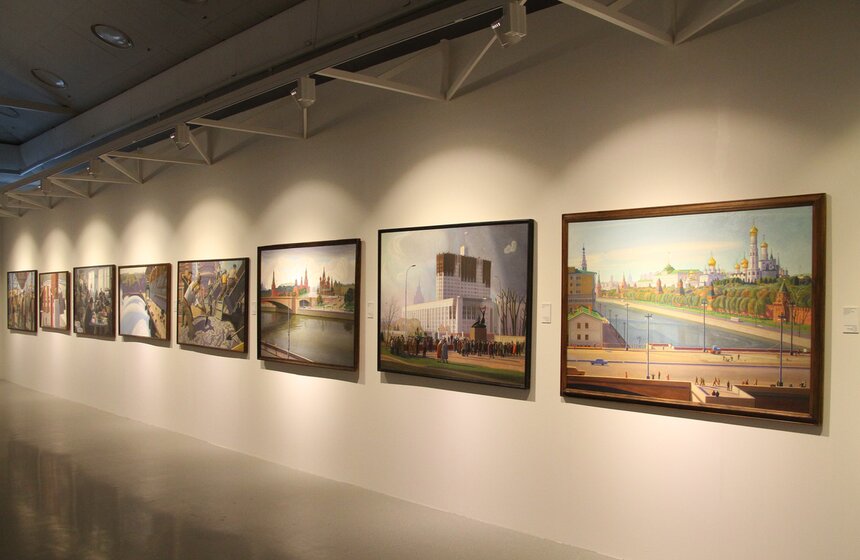 Выставка художников-ветеранов ВОВ в Новом Манеже 5 фото