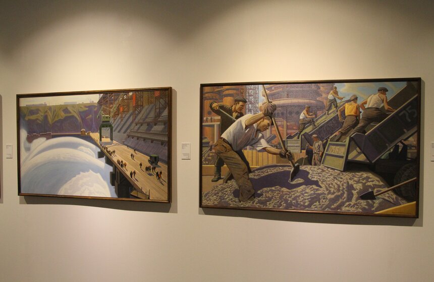 Выставка художников-ветеранов ВОВ в Новом Манеже 8 фото